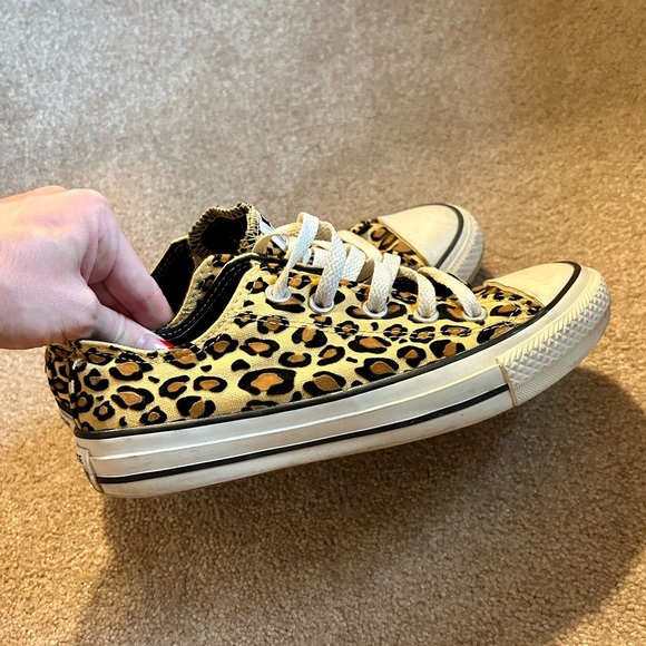 Converse Chuck Taylor All Star Classic Leopard Print Low Top Rare Pattern - Picture 4 of 10